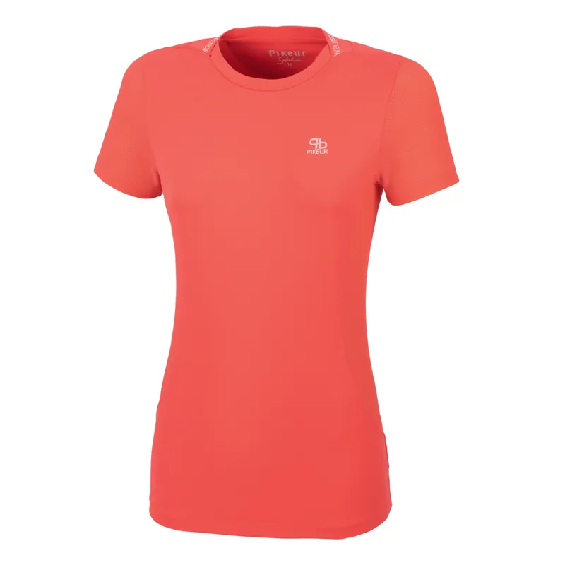 Pikeur Vilma Selection Ladies T-Shirt - Coral Red